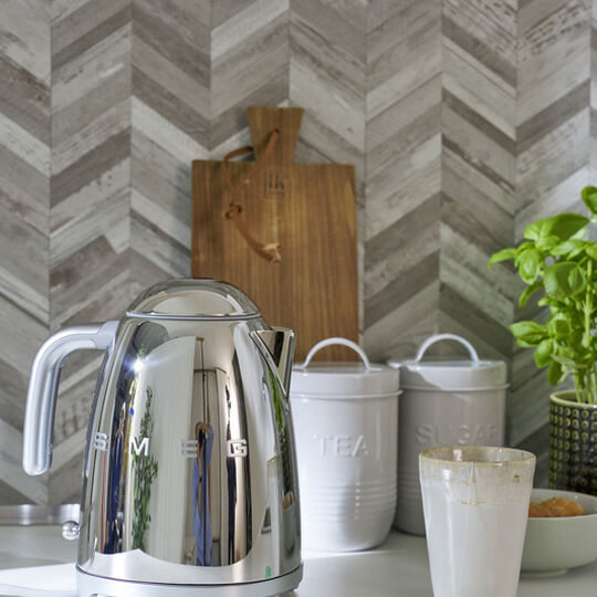 selbstklebende Wandfliese Premium Herringbone image number null